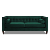 Sofá Fénix 3 Cuerpos Alto Hogar Verde