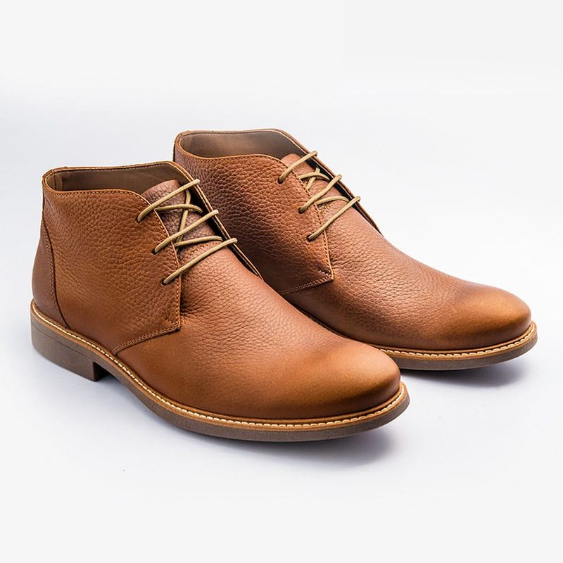 Botines Hombre Dauss Cuero Negro - Shopstar