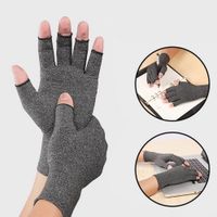 Guantes de Compresión Suave para Artritis, Artrosis, Tendinitis y Túnel Carpiano - Talla M