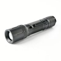 Linterna aluminio Negra 14cm Werken sin pila