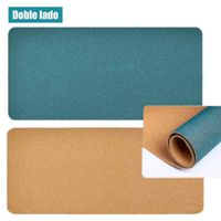 MousePad Impermeable Mouse Teclado Doble Cara 62x30cm Marrón/Verde