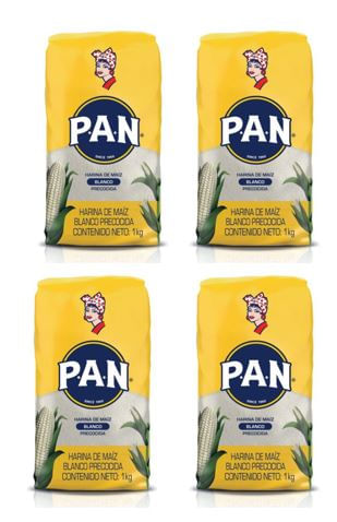 Pack x 4 Harina Pre Cocida de Maiz blanco