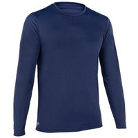 CAMISETA PROTECCIÓN SOLAR SURF HOMBRE MANGA LARGA OLAIAN AZUL NOCHE