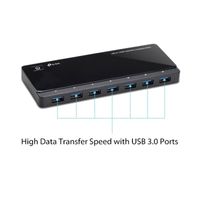 Hub Tp Link de 7 Puertos + 2 de Carga USB 3.0 Adaptador - UH720