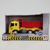 Camión Toyng A Escala 1:16 Fricción Con Luces Y Sonidos Tolva