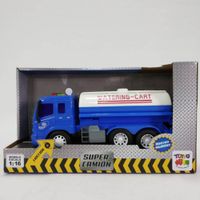 Camión Toyng A Escala 1:16 Fricción Con Luces Y Sonidos Tanque Agua
