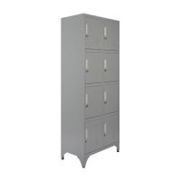 Locker metálico Mk2-04 -8 puerta portacandado