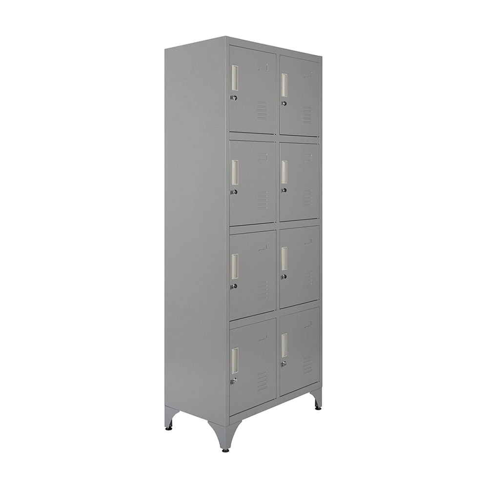 Locker metálico Mk2-04 -8 puerta portacandado