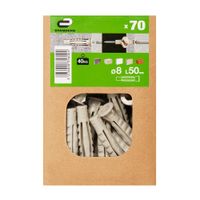 Tarugo 8x50mm x 70 unidades
