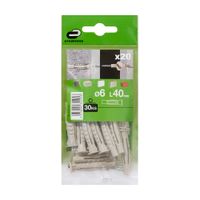 Tarugo 6x40mm x 20 unidades
