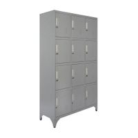 Locker metálico Mk3-04-12 puerta portacandado