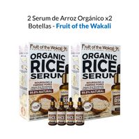 2 Serum de Arroz Orgánico x2 Botellas - Fruit of the Wakali 50ml