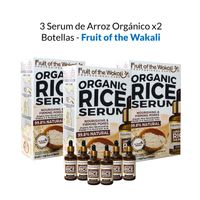 3 Serum de Arroz Orgánico x2 Botellas - Fruit of the Wakali 50ml