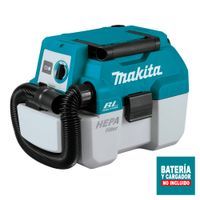 Aspiradora Sopladora Inalámbrica Makita LXT BL 18V Portátil DVC750LZ sin Batería ni Cargador