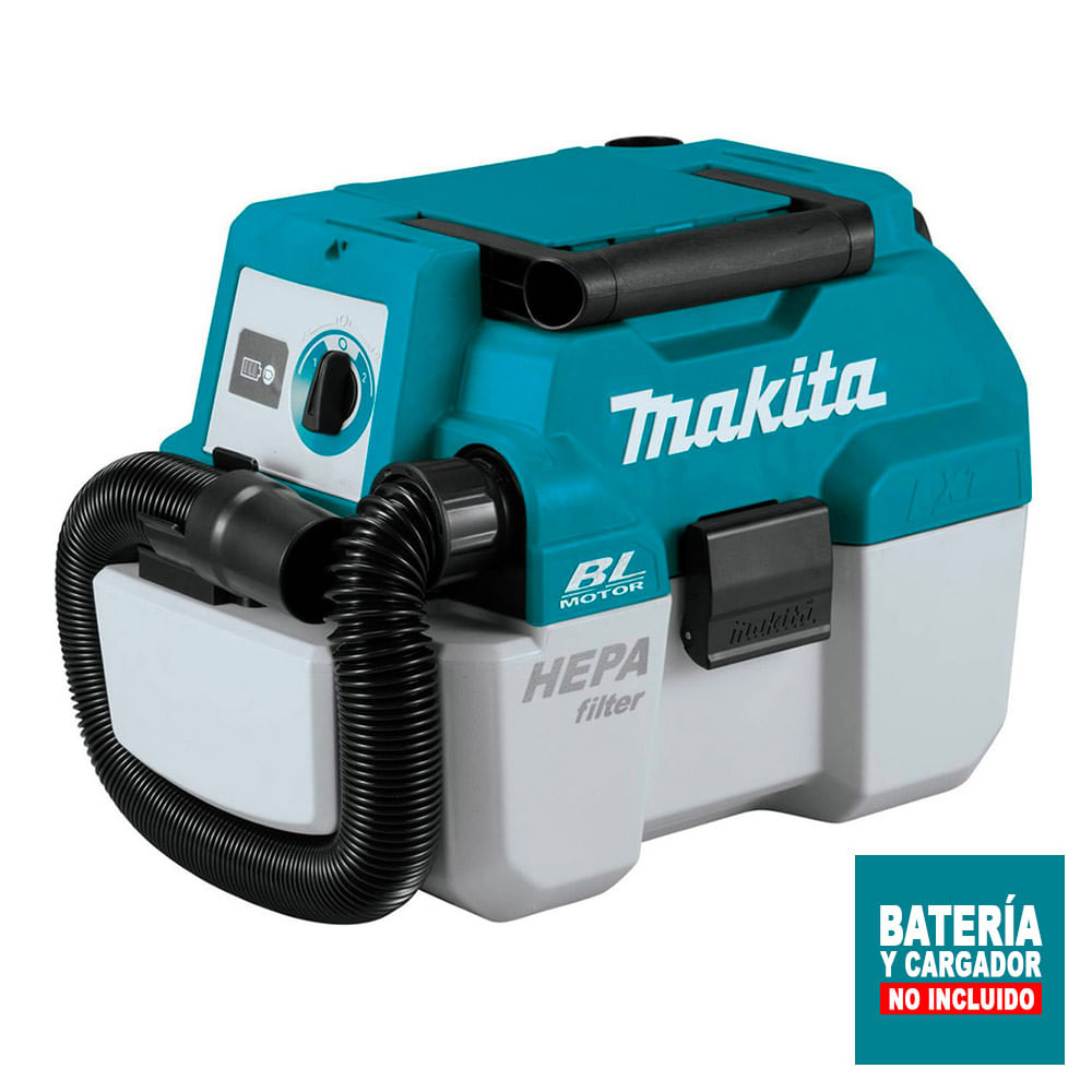 Aspiradora Sopladora Inalámbrica Makita LXT BL 18V Portátil DVC750LZ sin Batería ni Cargador