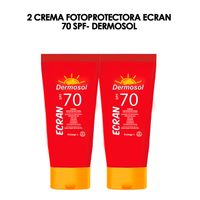 2 Crema Foto Protectora Ecran 70 SPF- Dermosol