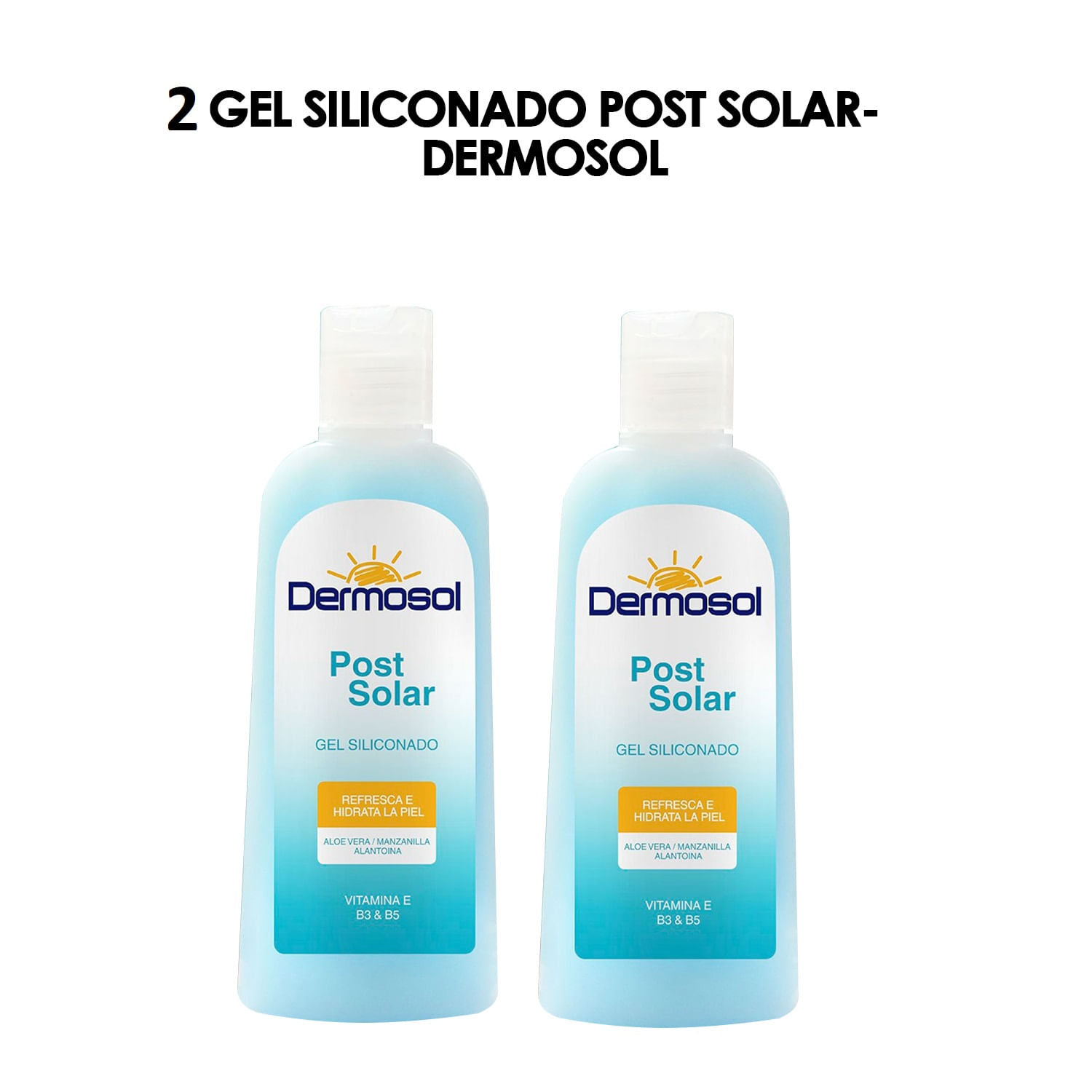 2 Gel Siliconado Post Solar- Dermosol