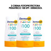 3 Crema Fotoprotectora Pediatrico 100 SPF- Dermosol