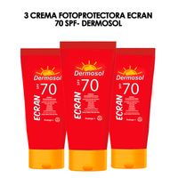 3 Crema Foto Protectora Ecran 70 SPF- Dermosol