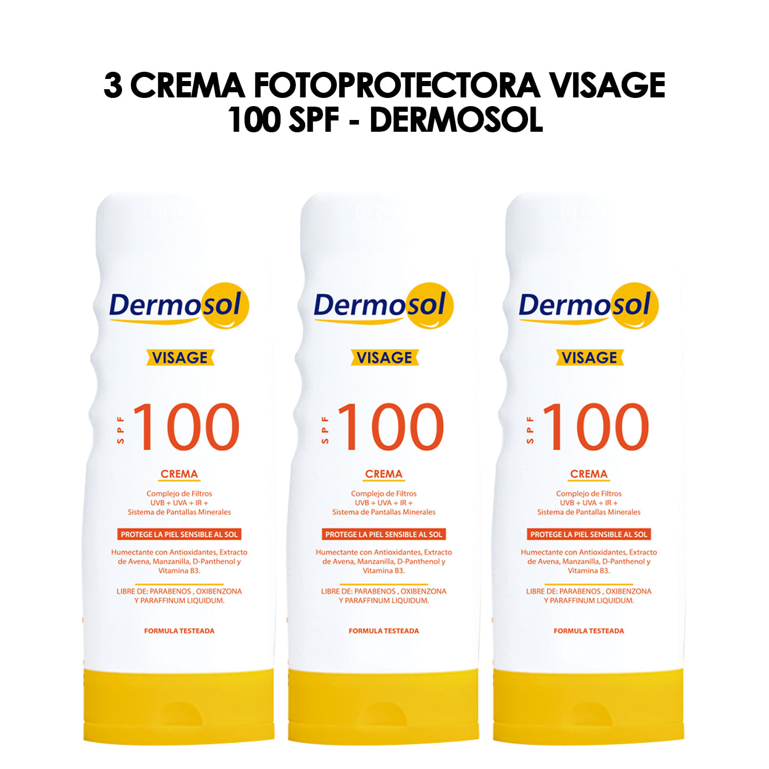 3 Crema fotoprotectora Visage 100 SPF - Dermosol