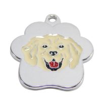 Placa de Identificación para Perros Golden rainbow