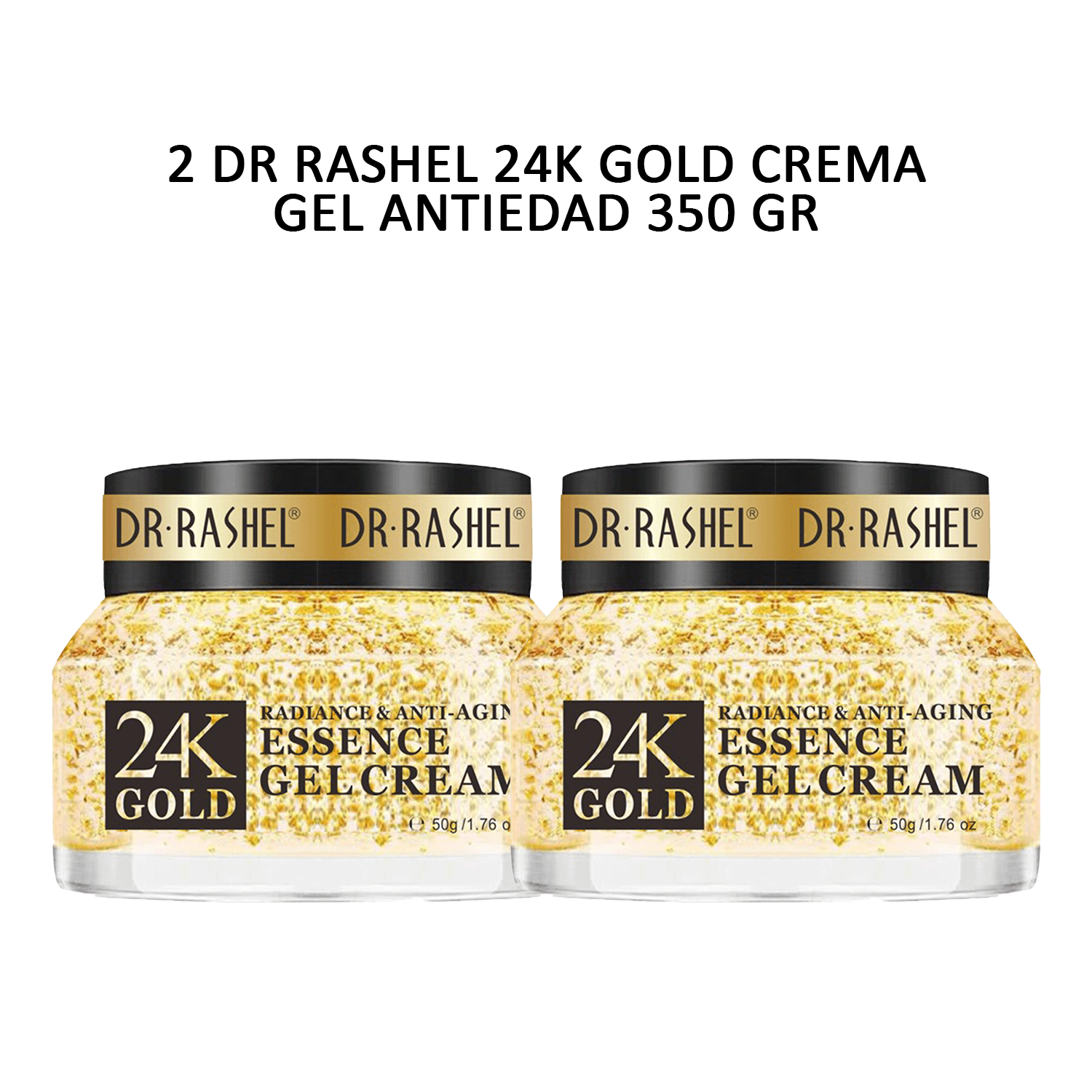 2 Dr Rashel 24k Gold - Crema Gel Antiedad 50gr