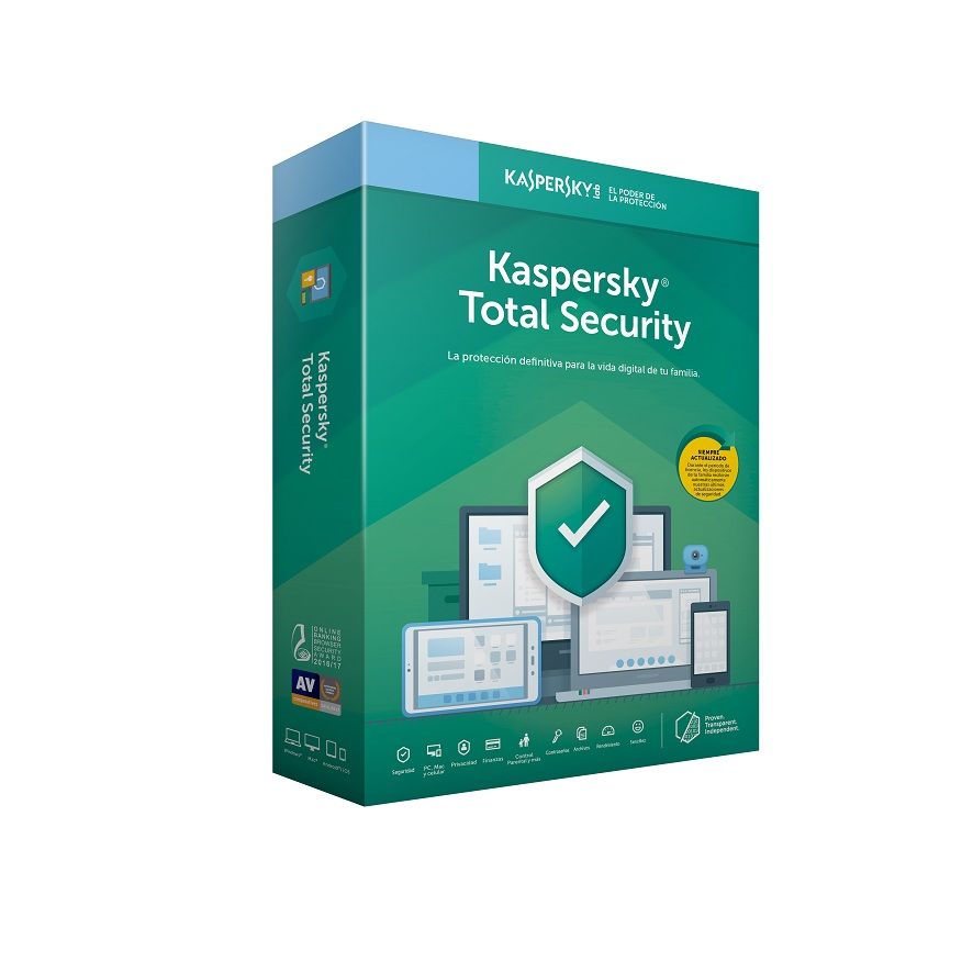 Kaspersky Total Security 1 Disp (Código Digital)