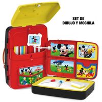 Set De Dibujo Y Mochila De Mickey Mouse Disney