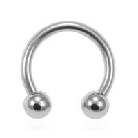 Piercing para septum smiley labret nariz labio oreja 8mm