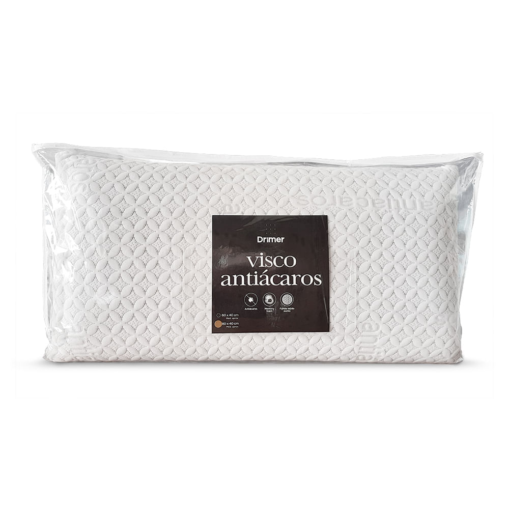 Almohada Visco Antiácaros Estándar (60x40 cm)