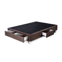 Box Tarima Cajones 2 Plazas Chocolate
