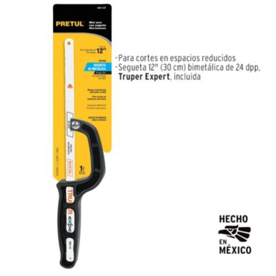Mini arco de sierra plástico 12Pulg. PRETUL