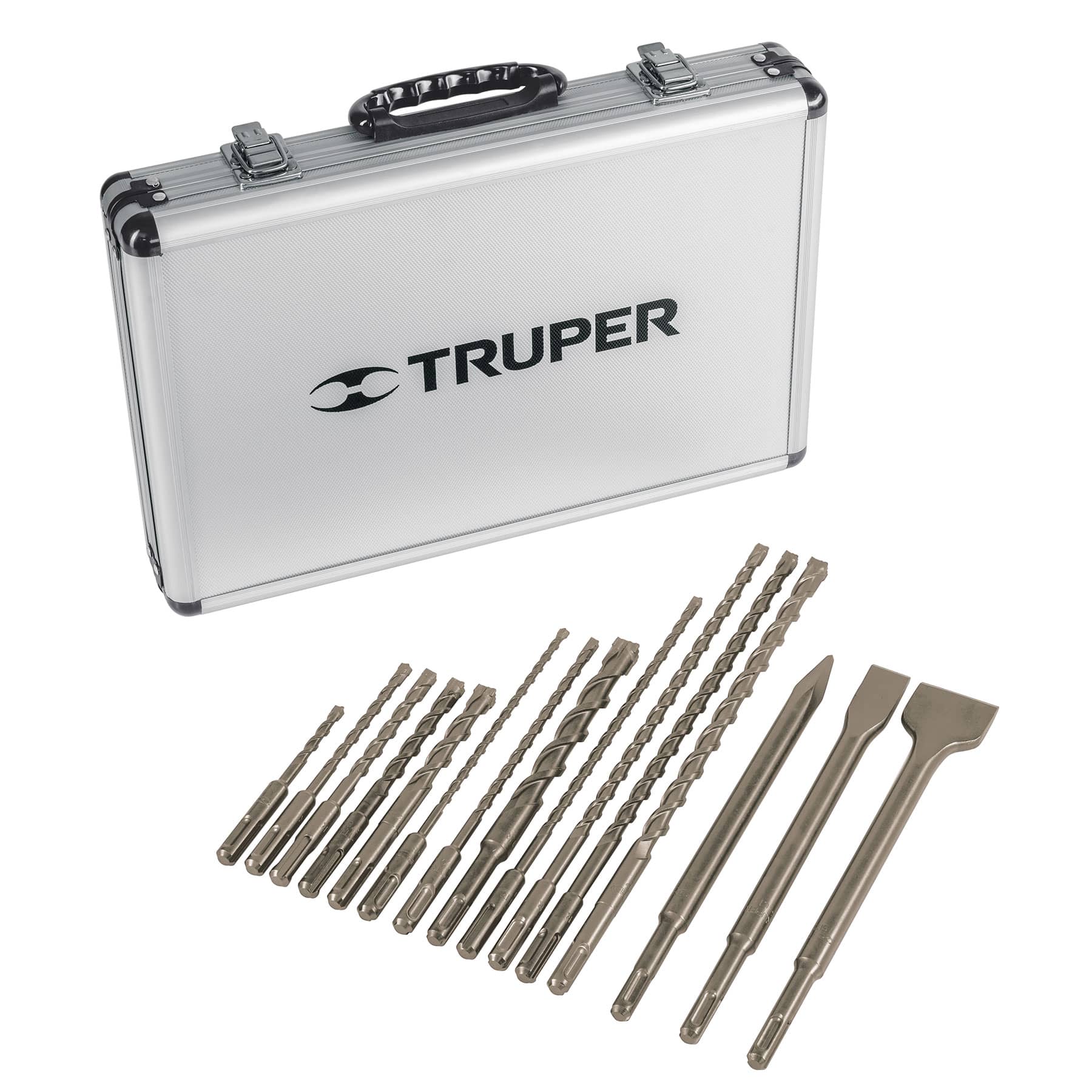 Juego de Brocas Y Cinceles SDS Plus Truper