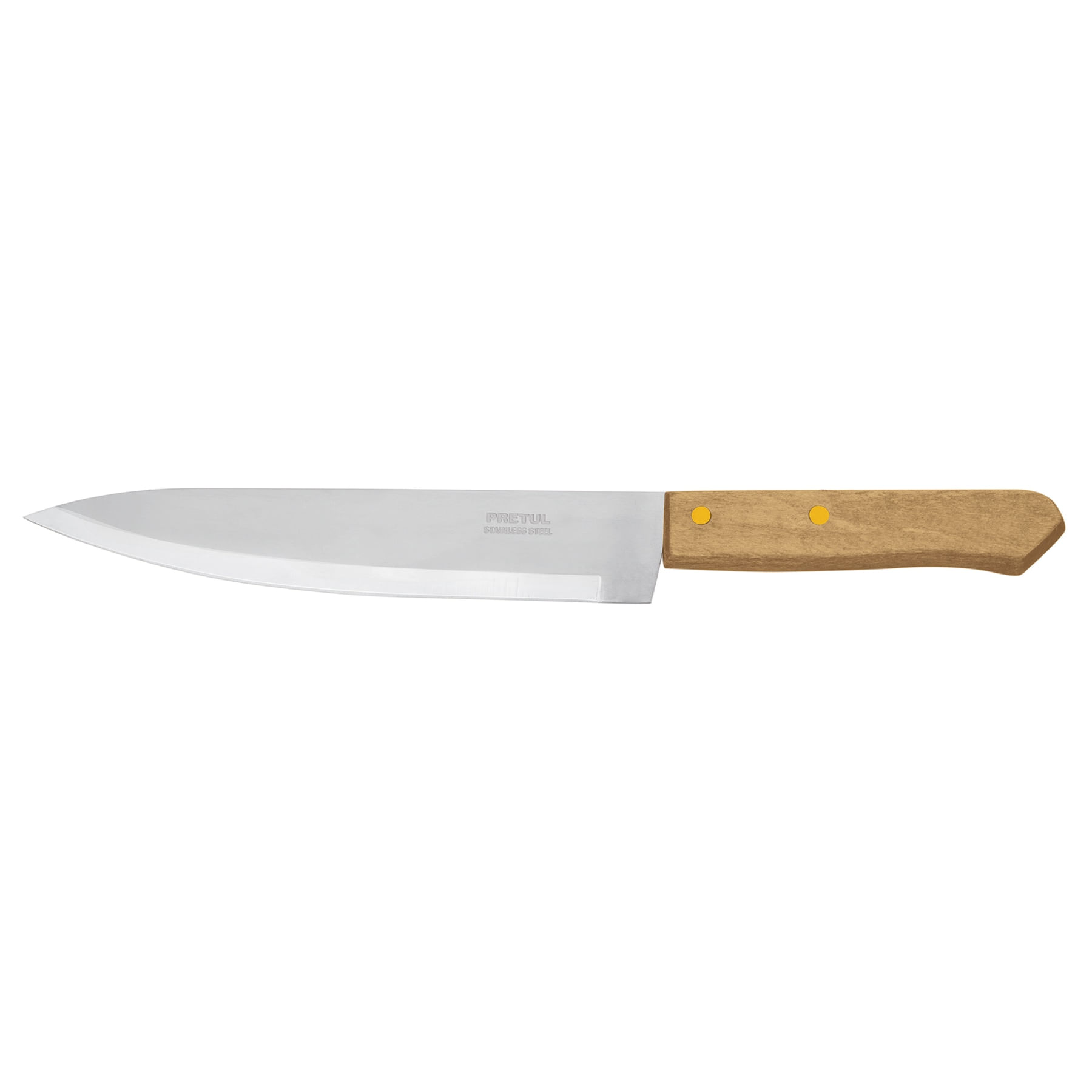 Cuchillo de chef 8"" mango de madera, pretul