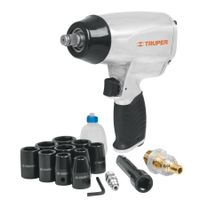 Kit Llave de Impacto 1/2"" con estuche Truper