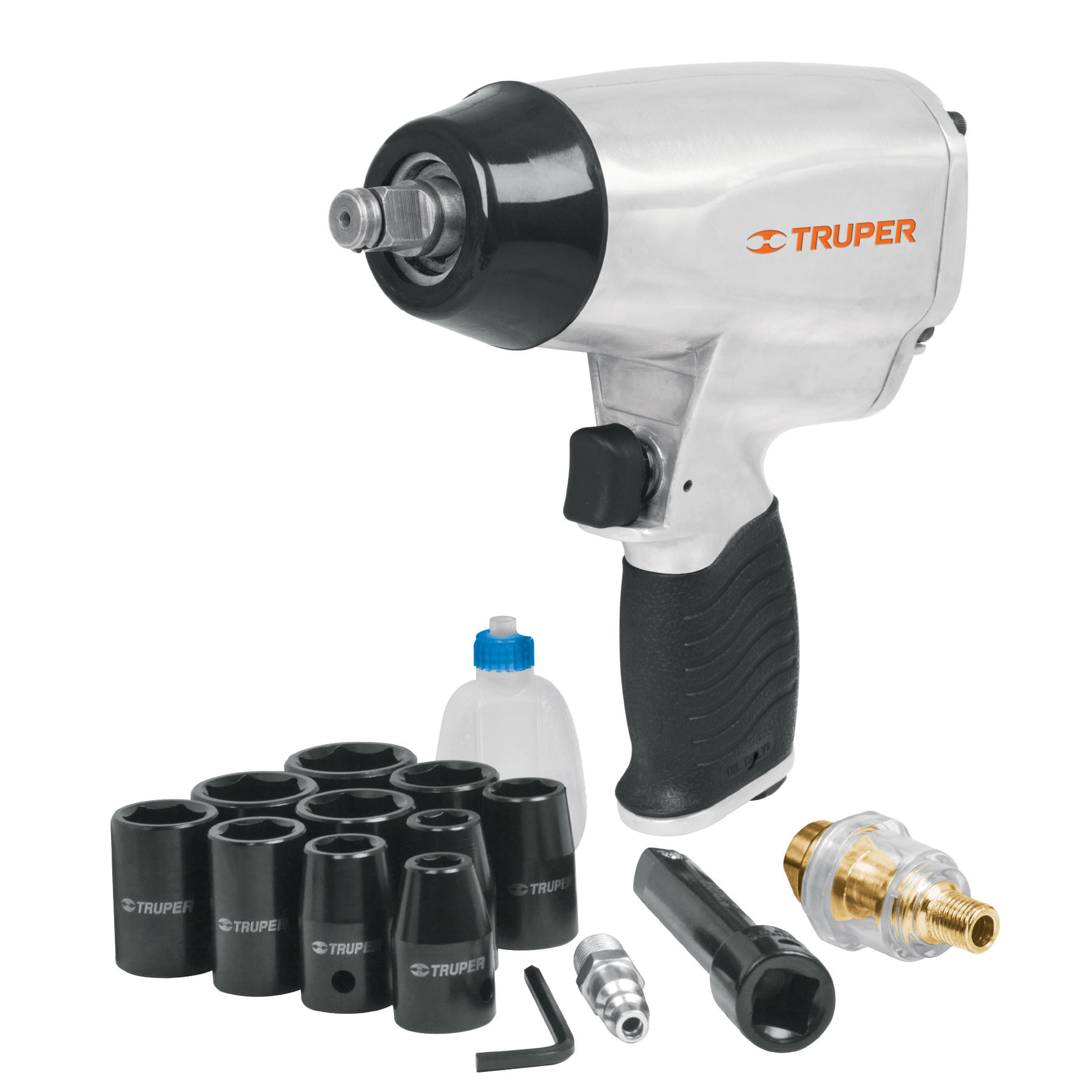 Kit Llave de Impacto 1/2"" con estuche Truper