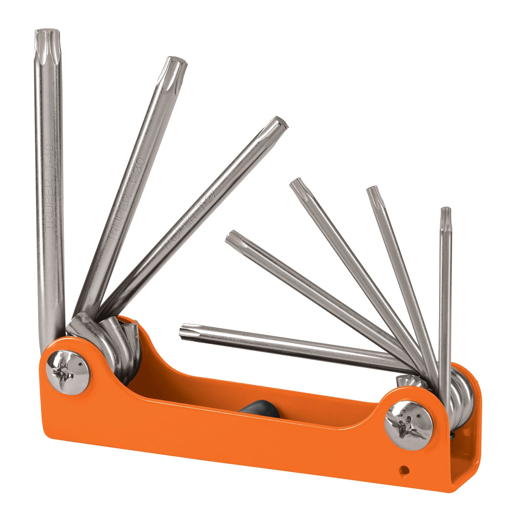 Juego de 8 llaves Torx Truper tipo navaja