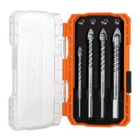 Juego de 4 brocas para vidrio y mayolica Truper Expert