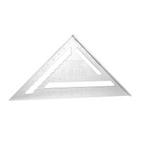 Escuadra 12"" de aluminio para muros de yeso, Truper