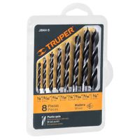 Juego de brocas para madera 8 piezas, Truper