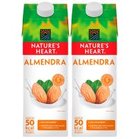 Pack Bebida de Almendra NATURE'S HEART Caja 946ml Paquete 2un
