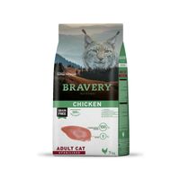 Alimento para Gatos Adultos Esterilizado Bravery Pollo 7 Kg