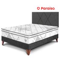 Dormitorio Europeo Pocket Advance 1.5 Plazas Cabecera Loft Charcl