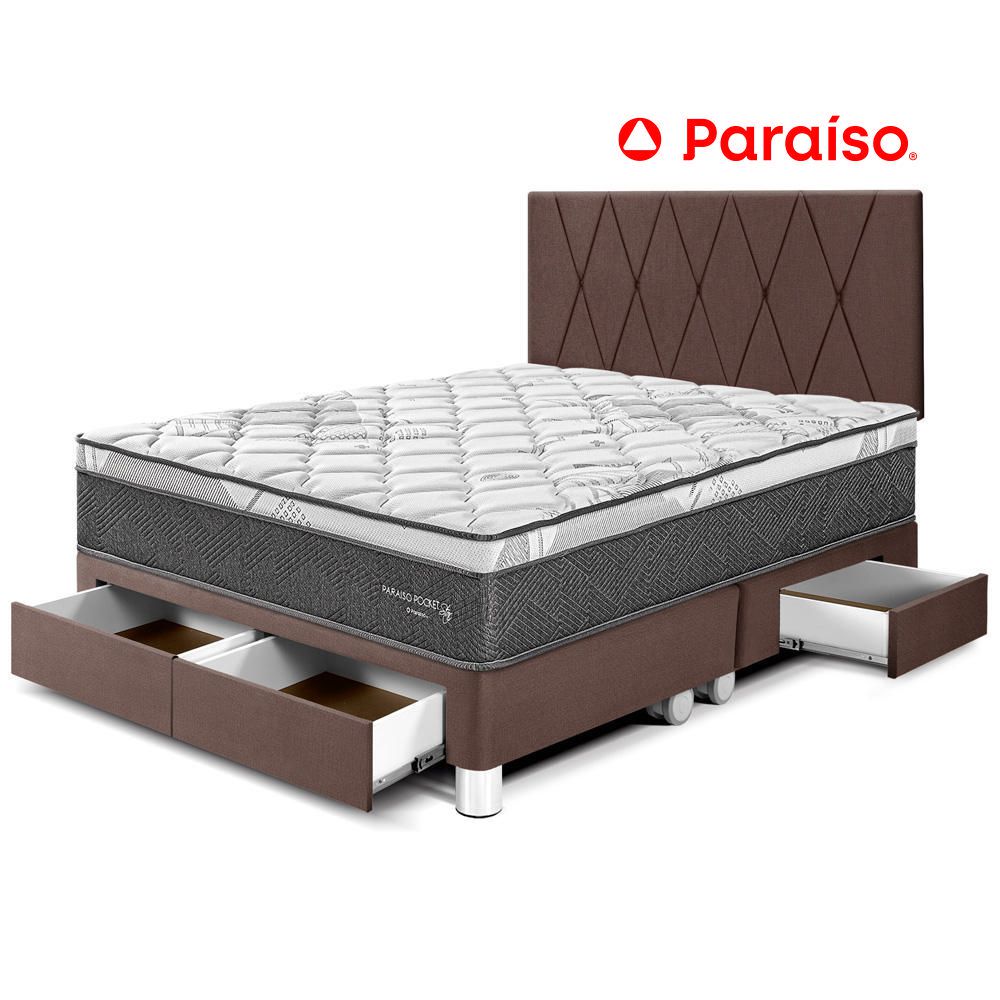 Dormitorio Paraiso Pocket St Cajones King Cabecera Loft Chocola