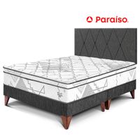 Dormitorio Europeo Pocket Advance Queen  Cabecera Loft Charcl