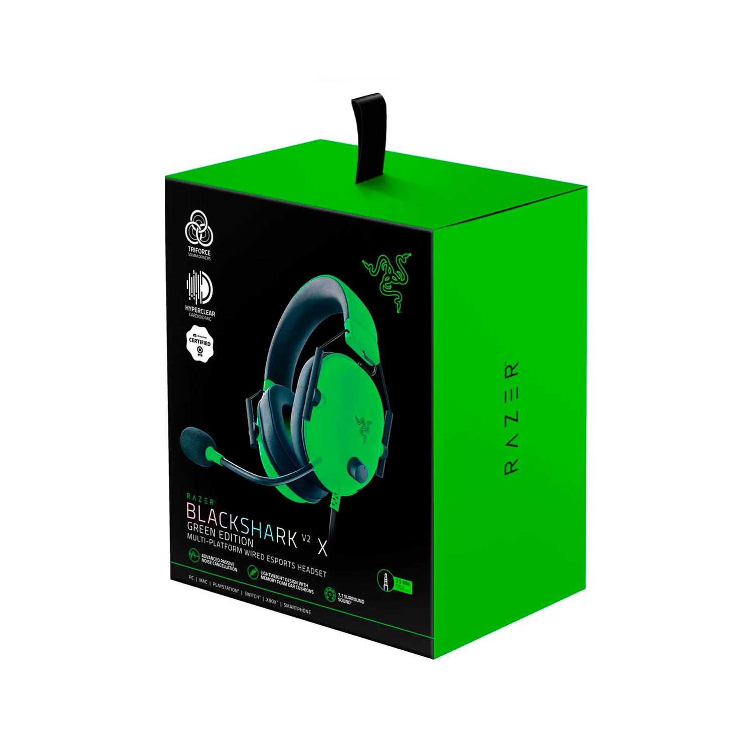 Audifono Gamer C/Microf Razer Blackshark V2 X Multi-Platform 7,1 Green Edition Model