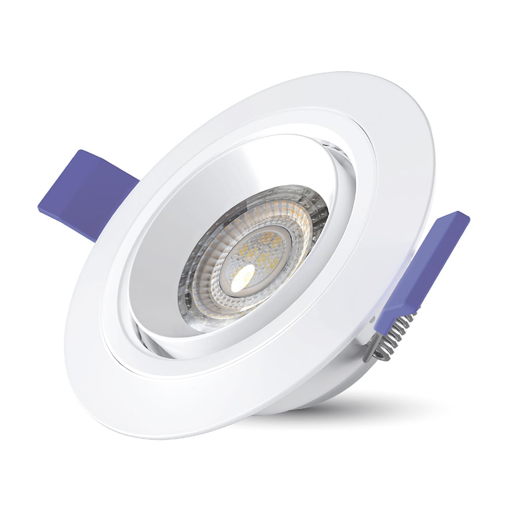 Spot led Dirigible 360° Eagle Eye 7w luz cálida