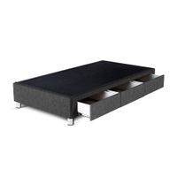 Box Tarima Cajones 1.5 Plaza Gris