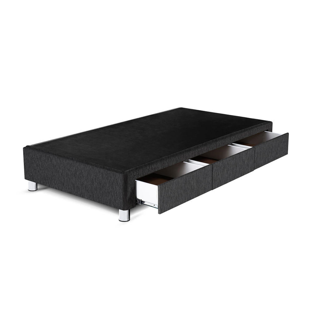 Box Tarima Cajones 1.5 Plaza Charcoal