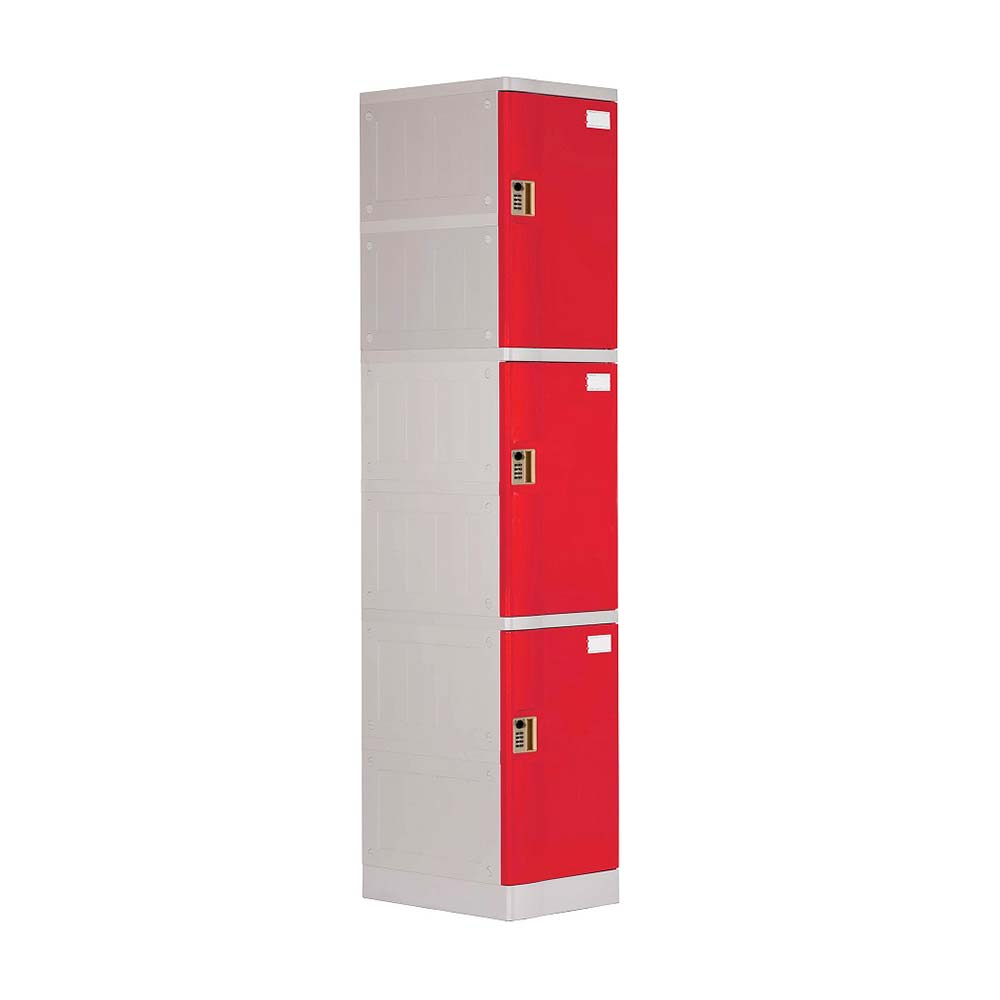 Locker Abs Lp103 Clave 4 dígitos Rojo